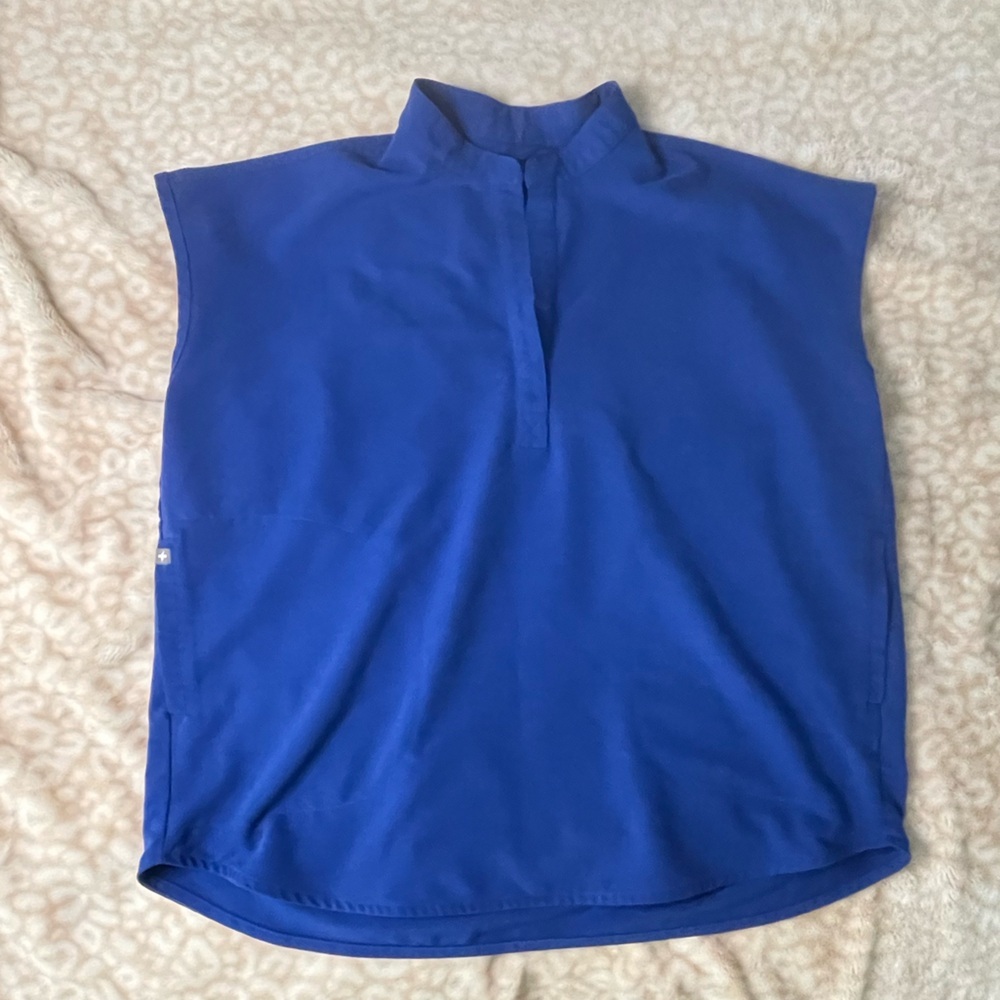 Figs Scrub Top Womens Blue Medium Rafaela Technical Pockets